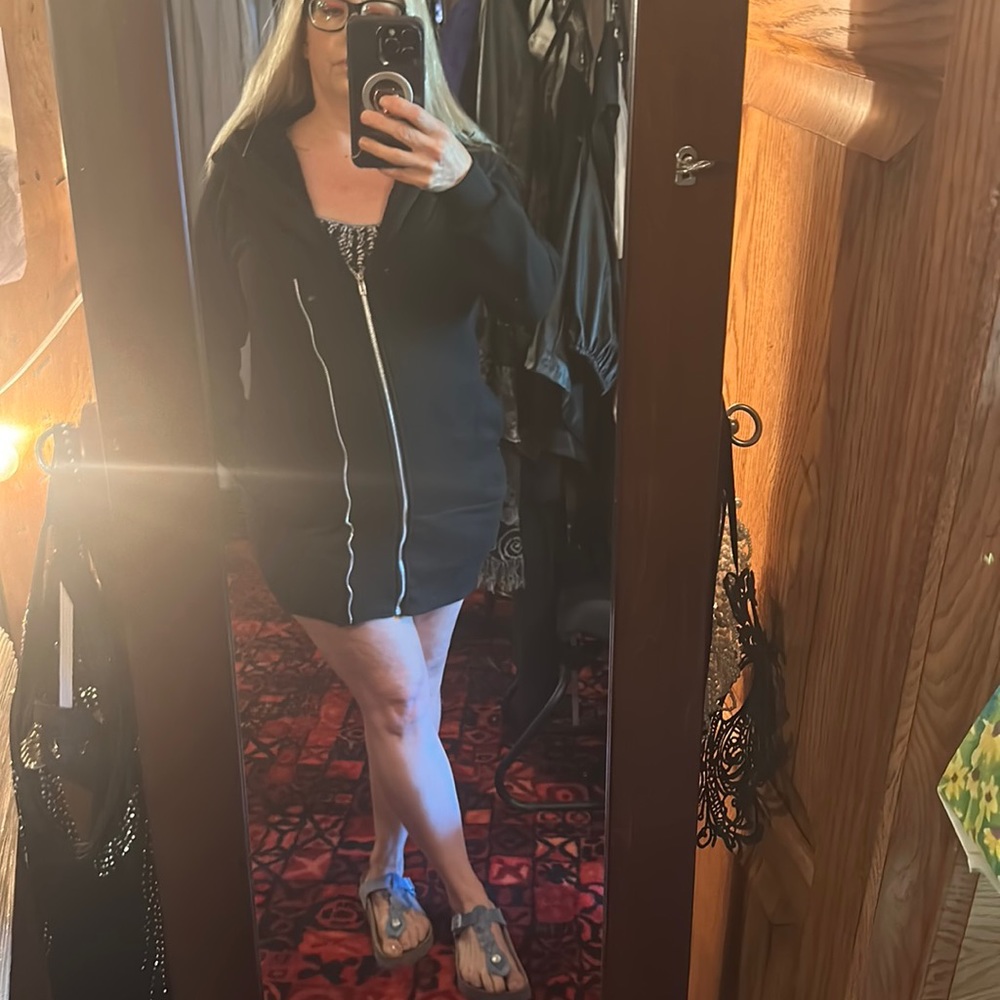 Women’s hooded jacket long